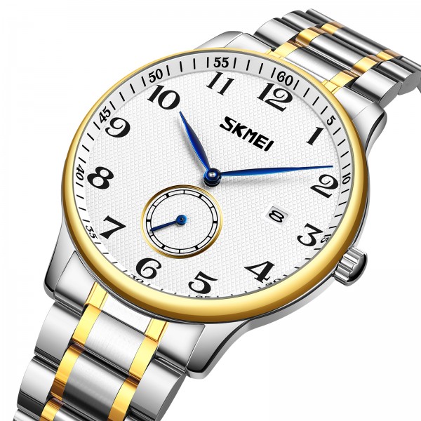 Skmei 9297GDSI-AC Gold-Silver Numbers - 3590647 Skmei 9297GDSI-AC Gold-Silver Numbers - 3590647