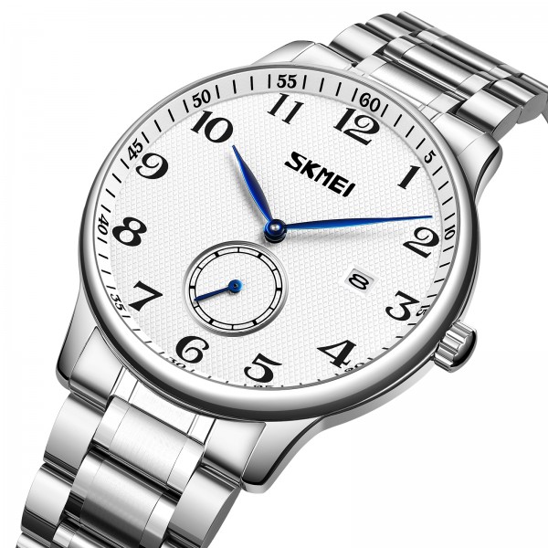 Skmei 9297SI-AC Silver Numbers - 3590667