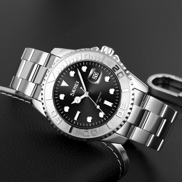 Skmei 9295SIBK Silver-Black STOPPED SALE - 3590677