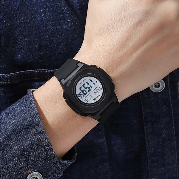 Skmei 2023BKWT Black-White - 3590707