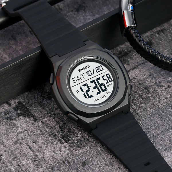 Skmei 2023BKWT Black-White - 3590707