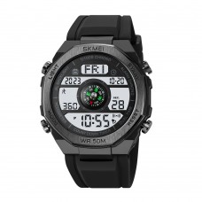 Skmei 2209BKWT Black-White STOPPED