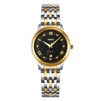 Skmei 9272TGDBK-S Gold/Silver-Black Lady