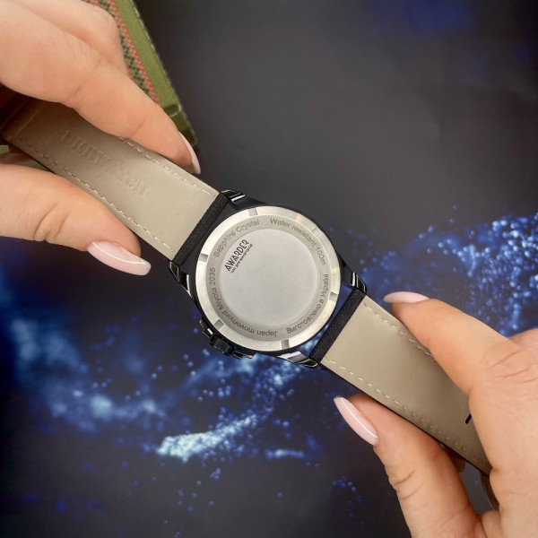 Awarder Embroidery Black-Army Green Black Automatic 10ATM - 1202-0012-29