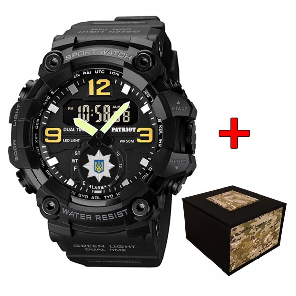 Patriot 003BKPO Поліція Чорні + Коробка. - 1201-0096-30