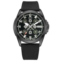 Awarder Embroidery Black-Army Green Black Automatic 10ATM