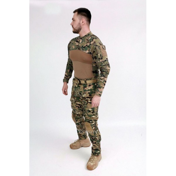 Костюм ESDY тактический. Убакс+наколенники. Мультикам XL - 3591938