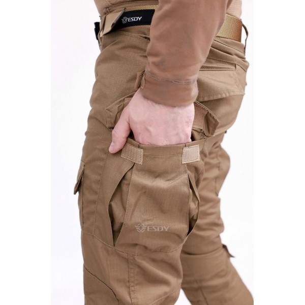 Штани тактичні з наколінниками. ESDY. Койот - 3591978