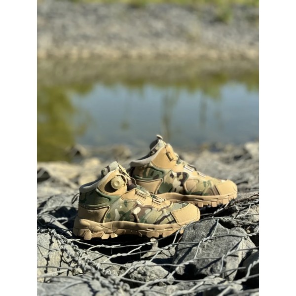 Кроссовки треккинговые с автошнуровкой. ESDY. Мультикам 45 - 3591948 Кроссовки треккинговые с автошнуровкой. ESDY. Мультикам 45 - 3591948