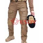 Штани тактичні з наколінниками. ESDY. Койот