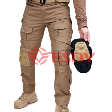 Штаны тактические с наколенниками. ESDY. Койот XL