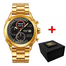 Patriot 016 Ваше Лого Gold-Black Steel