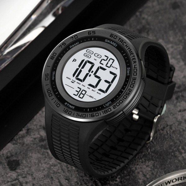 Skmei 2155BKWT Black-White - 3591488