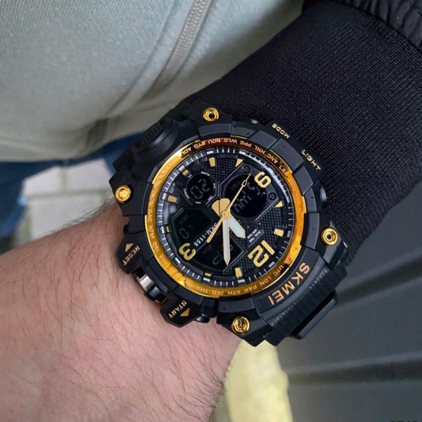 Skmei 1155 Black-Gold - 3590068