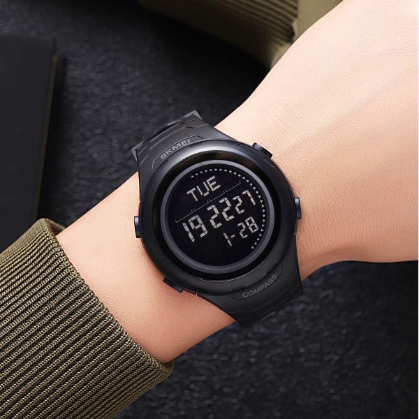 Skmei 2166BKBK Black-black - 3591508