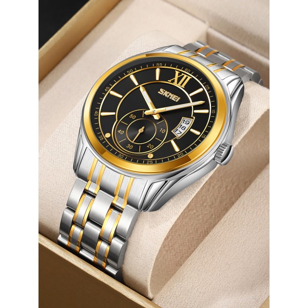 Skmei 9319TGDBK Silver-Gold-Black - 3591528