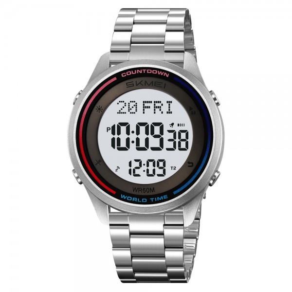 Skmei 2412SSI Silver Steel - 3591548