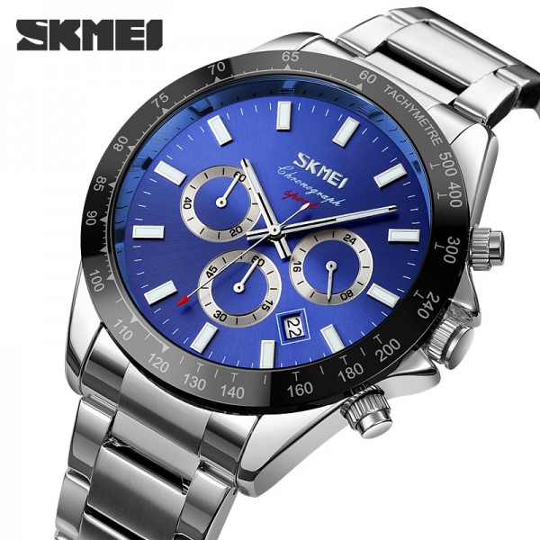 Skmei 9259SIBU Silver-Blue - 3591588 Skmei 9259SIBU Silver-Blue - 3591588