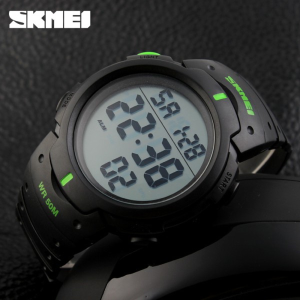 Skmei 1068GN Black-Green - 3590238