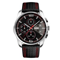 Skmei 9106RD Silver-Black-Red