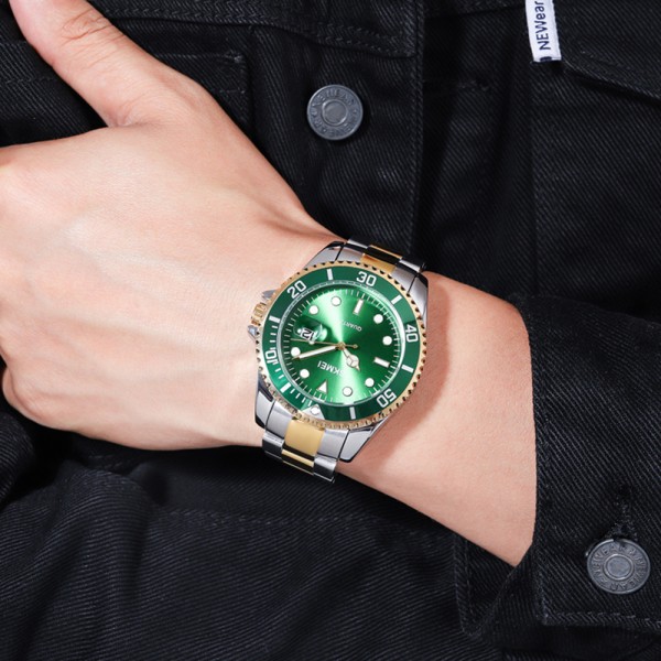 Skmei 1779TGDGN Silver-Gold-Green - 3590278 Skmei 1779TGDGN Silver-Gold-Green - 3590278