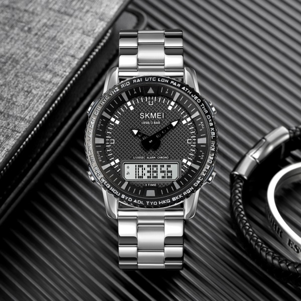 Skmei 1898SIWT Silver-White SALE - 3590288