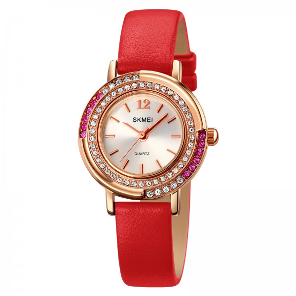 Skmei 1855RGRD Rose Gold-Red - 3590328