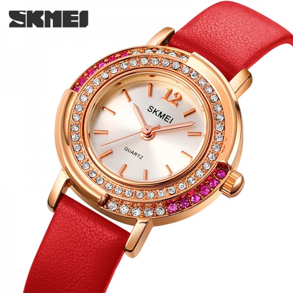 Skmei 1855RGRD Rose Gold-Red - 3590328