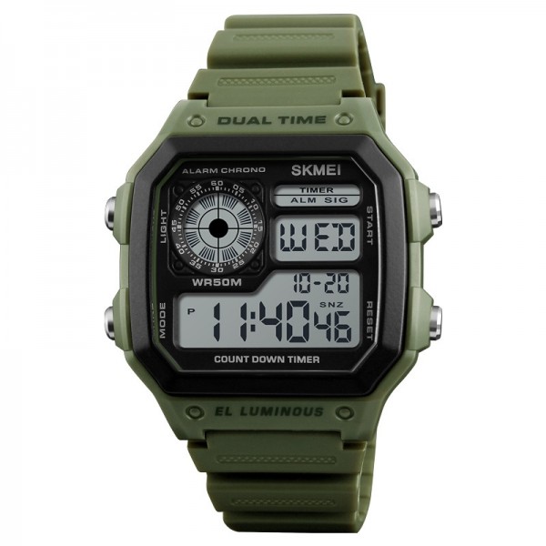Skmei 1299AG Army Green. - 3590398