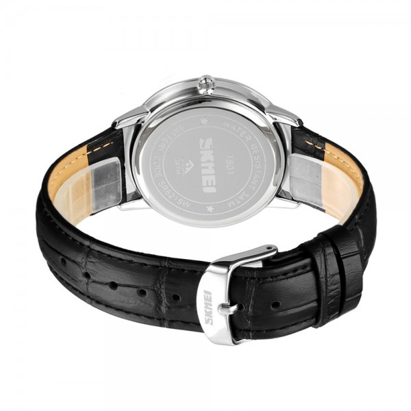 Skmei 1801LGDBK Gold-Black Leather - 3590668 Skmei 1801LGDBK Gold-Black Leather - 3590668