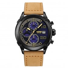 Skmei 2051BKLTBN Black-Light Brown