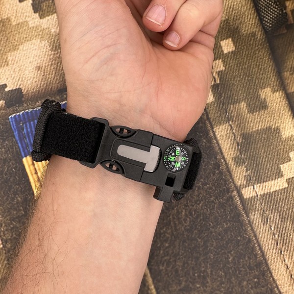 Skmei 1356BK Black Tactic Compass - 3590968