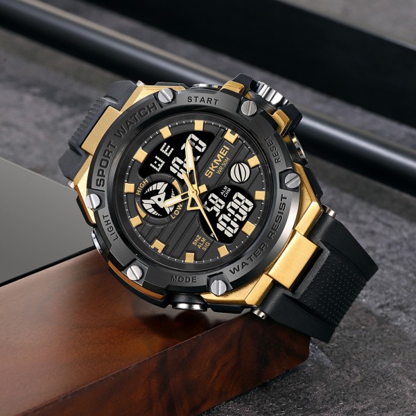 Skmei 2119BKGD Black - Gold - 3591128
