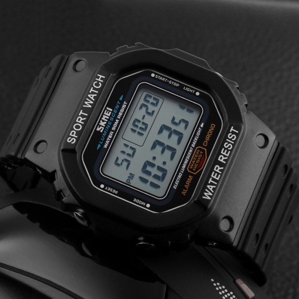 Skmei 1134BKWT Black-White - 3591238