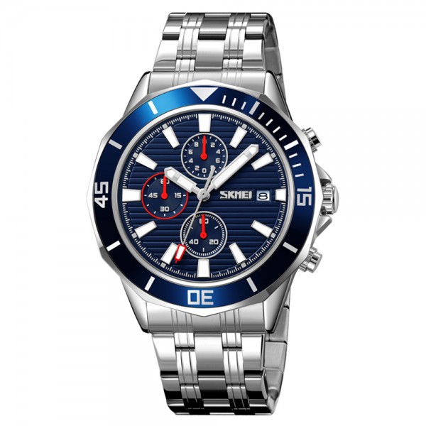 Skmei 9335SIBU Silver-Blue - 3591318