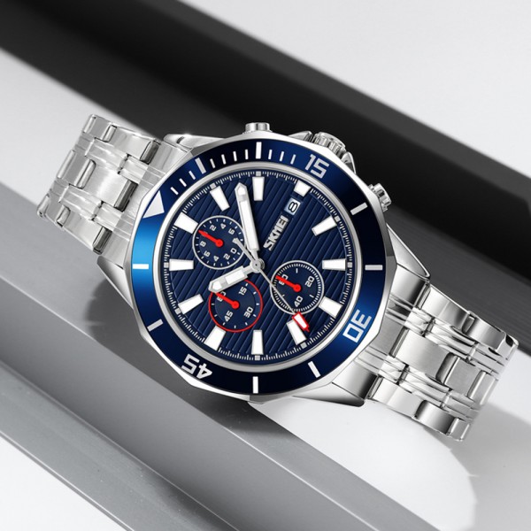 Skmei 9335SIBU Silver-Blue - 3591318