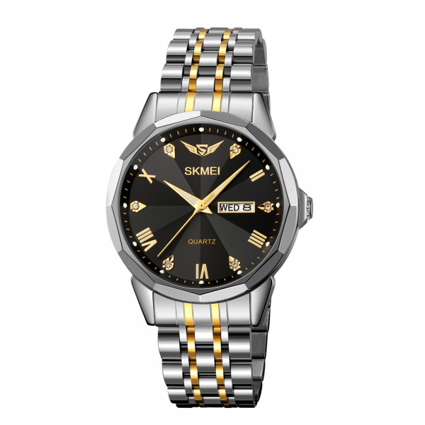 Skmei 2291TGDBK Silver-Gold-Black - 3591328