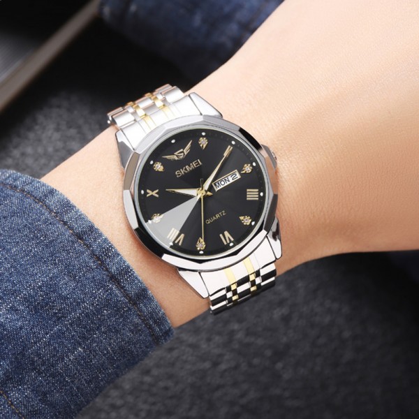 Skmei 2291TGDBK Silver-Gold-Black - 3591328