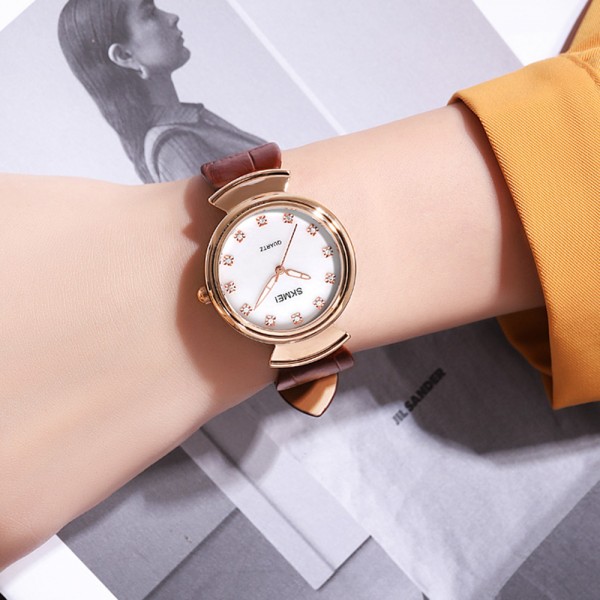 Skmei 2165RGWTBN Rose Gold-White-Brown - 3591428