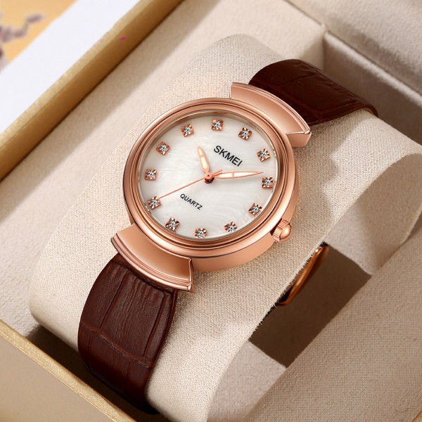 Skmei 2165RGWTBN Rose Gold-White-Brown - 3591428