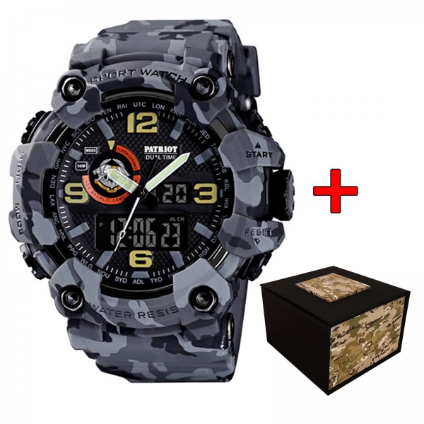 Patriot 002CMGYSSO ССО Сірий камуфляж + Коробка - 1201-0056-30