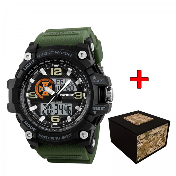 Patriot 012AGDSNS ДСНС Чорні з зеленим + Коробка. - 1201-0166-30