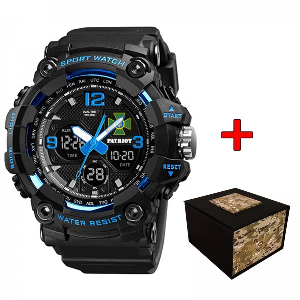 Patriot 006BUDPS ДПС Чорні з синім + Коробка - 1201-0276-30