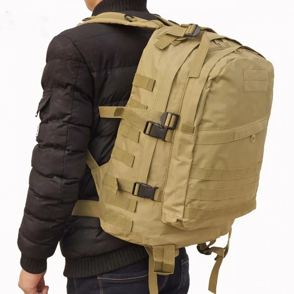 Рюкзак тактический 3D. 30 л. Черный - 3591899 Рюкзак тактический 3D. 30 л. Черный - 3591899