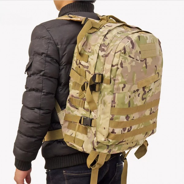 Рюкзак тактический 3D. 30 л. Черный - 3591899 Рюкзак тактический 3D. 30 л. Черный - 3591899