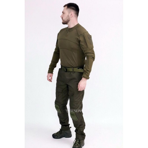 Костюм ESDY тактический. Убакс+наколенники. Олива XL - 3591939