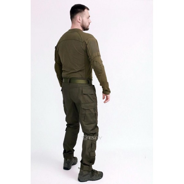 Костюм ESDY тактический. Убакс+наколенники. Олива XL - 3591939