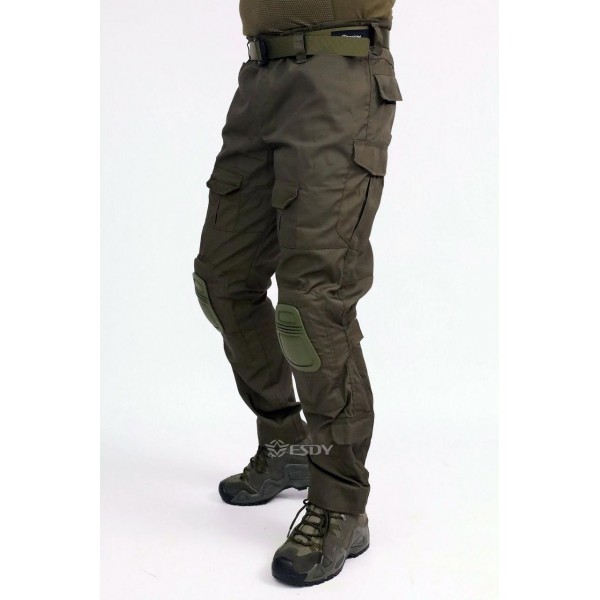Костюм ESDY тактический. Убакс+наколенники. Олива XL - 3591939