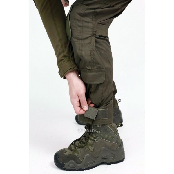 Костюм ESDY тактический. Убакс+наколенники. Олива XL - 3591939