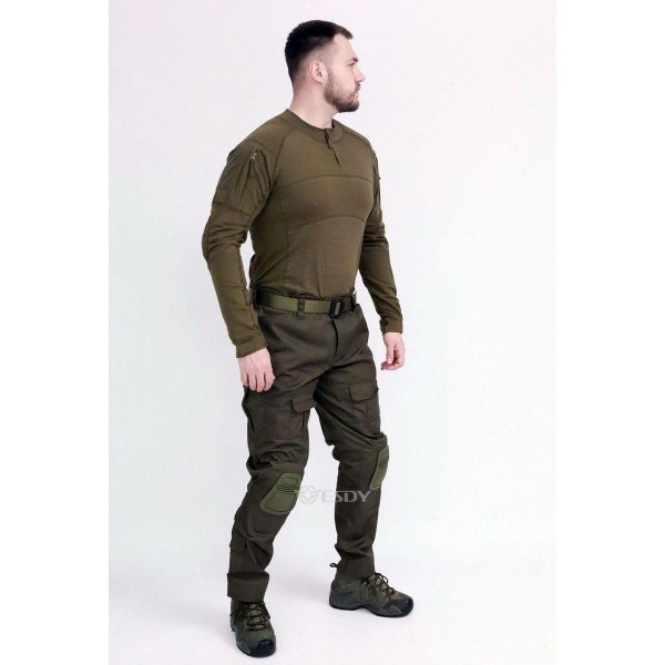 Костюм ESDY тактический. Убакс+наколенники. Олива XL - 3591939
